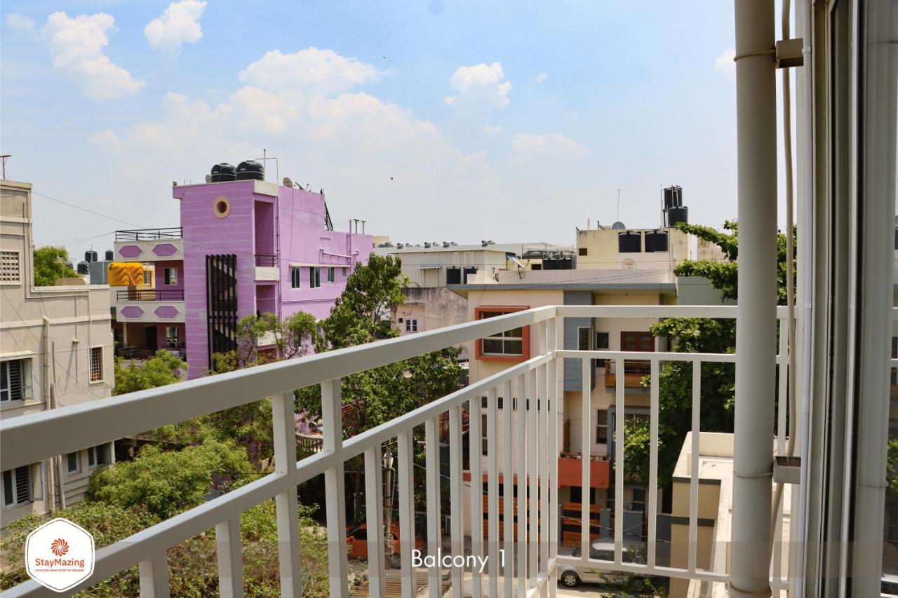 Staymazing-1,2 & 3 Bhk Ac Apartments In Hebbal-5Mins To Manyata-30Mins To Airport バンガロール エクステリア 写真