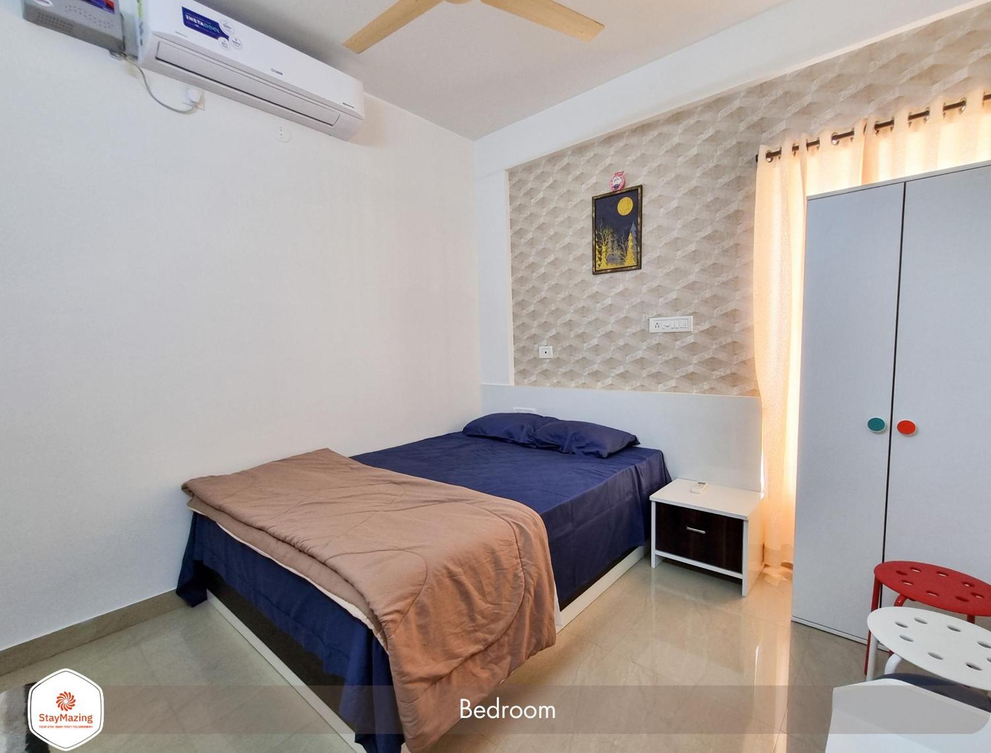 Staymazing-1,2 & 3 Bhk Ac Apartments In Hebbal-5Mins To Manyata-30Mins To Airport バンガロール エクステリア 写真